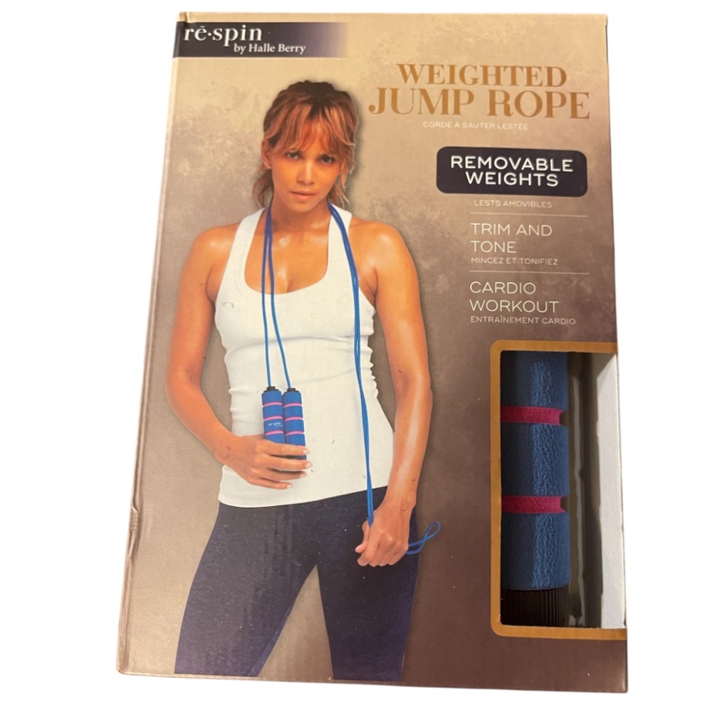 Weighted Jump Rope with Removable Weights by Halle Berry